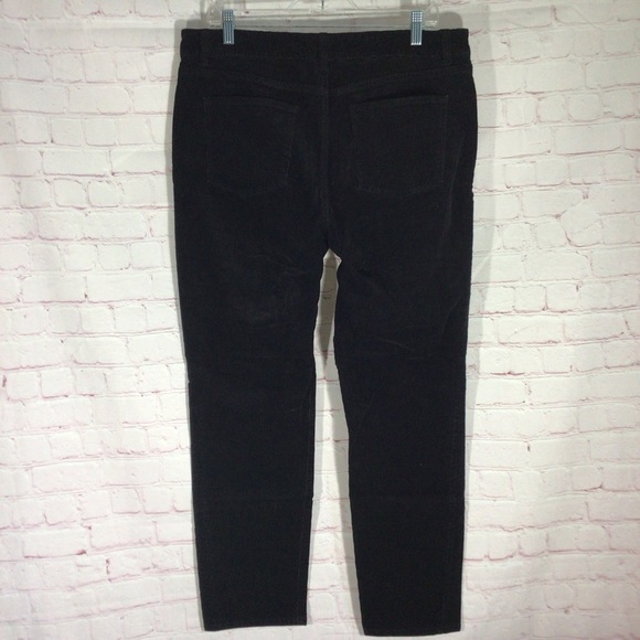 Talbots Signature Black Corduroy Pants - Size 14 - Picture 4 of 10